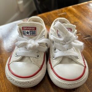 White Toddler Converse Sneakers